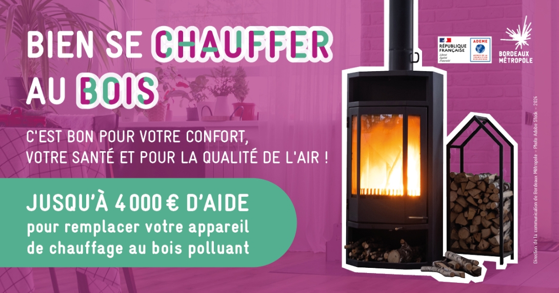Illustration chauffage bois